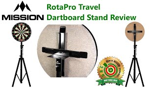 Mission RotaPro Travel Dartboard Stand Review [upl. by Aubree]