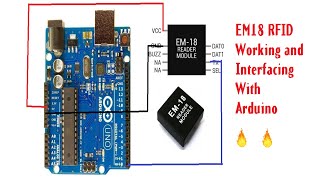 EM18 RFID Reader Module Working and Interfacing with Arduino Hindi [upl. by Mimajneb413]