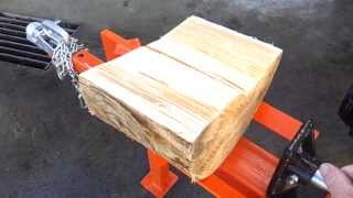 Fast Log Splitter For Firewood [upl. by Clein940]