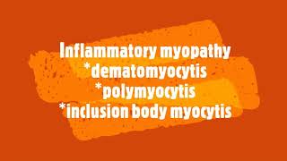 Inflammatory myopathy dermatomyositis polymyositis inclusion body myositis [upl. by Helse]