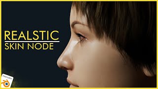 Magical Skin Shader Node In Blender 36 40 [upl. by Bergwall867]