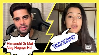 That Glam Girl And Rishi Talks About Separation  That Glam Girl Divorce [upl. by Ecirb]