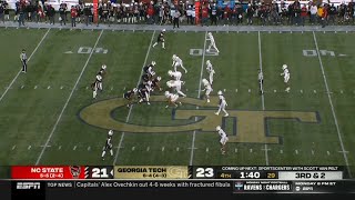 NC State vs Georgia Tech Exciting Ending  2024 College Football [upl. by Revlys]