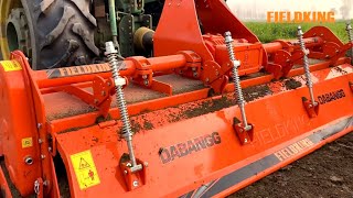 Fieldking Dabangg Rotary Tiller with Heavy Duty Gearbox  Best Rotavator in India [upl. by Dielle]