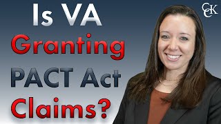 Is VA Granting PACT Act Claims for Disabled Veterans [upl. by Him]