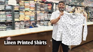 Linen Printed Shirts Hyderabad Shirts Manufacturing [upl. by Coh]