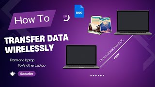 How To Transfer Data From One Laptop to Another Laptop Wirelessly [upl. by Siramed]