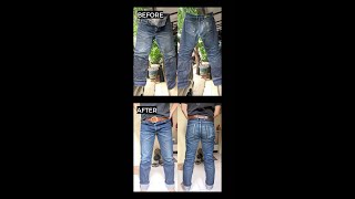 GIMANASI CARA SOAK CELANA DENIM SANFORIZED  SIMAK VIDEO KITA BROWW [upl. by Nosnehpets]