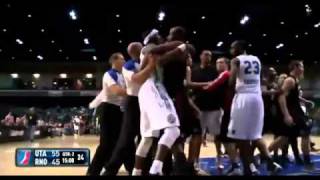 DLeague coach fight [upl. by Oidualc]