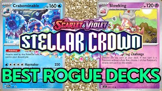 Best New ROGUE Decks in Stellar Crown w PTCGL Lists [upl. by Kenward]