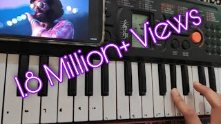 Srivalli song piano tutorial 😊Watch and subscribe please🙏 Pushpa song piano tutorial Ananya Y Dinne [upl. by Findlay466]