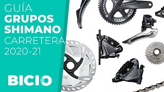 Guía Grupos Shimano para bicicleta de CARRETERA [upl. by Nennek]