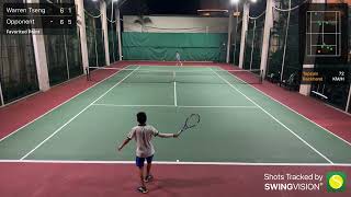 WT Counterpuncher vs Tom T Allrounder 40 one handed backhand [upl. by Ynner]