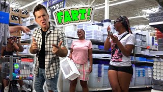 People of Walmart Laugh at Farts  THE POOTER  Jack Vale [upl. by Rhyner]