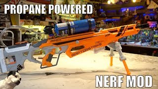 Propane Powered Nerf Blaster [upl. by Web]