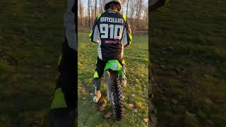 Warming Up a New Kawasaki KX112 2Stroke [upl. by Culberson332]