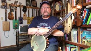 “Lynchburg Town” my home made banjo and Appalachian dulcimer and a store bought guitar [upl. by Chavey]