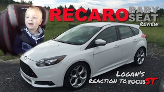 RECARO Race Car Seat  REVIEW  Baby Reaction to Focus ST [upl. by Errick]