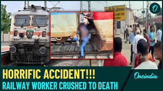 Shocking Safety Failure at Barauni Junction Worker Crushed to Death While Coupling Between 2 Trains [upl. by Rudwik898]