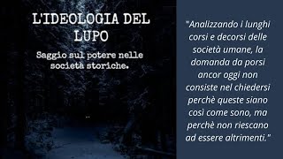 Lideologia del lupo Lultimo libro del Prof Sergio Caldarella Parliamone in diretta con lautore [upl. by Dlanor]