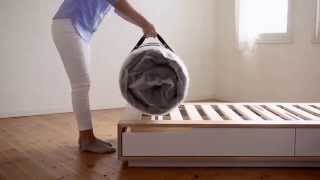 Tips amp Ideas How RollPacked Mattresses Work  IKEA Australia [upl. by Enylodnewg]