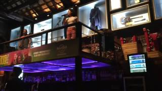 Bruno Mars Uptown funk  karaoke  Hard Rock Cafe [upl. by Kean368]