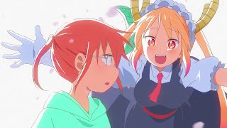 Tohru and Kobayashi cute moments Waifu and Husbando moments [upl. by Yelsehc885]