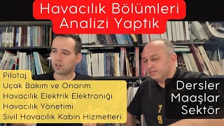 YKS Tercih  Havacılık Bölümleri Pilotaj Uçak Bakım Onarımı Kabin Hizmetleri Havacılık Yönetimi [upl. by Linnell]