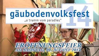 Straubinger Gäubodenvolksfest Eröffnung 2014 [upl. by Arihk567]