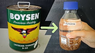 Making Toluene from lacquer thinner [upl. by Areit]