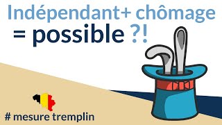 Travailler comme indépendant en gardant vos allocations de chômage Possible  tremplin [upl. by Yevol]