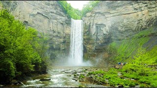 Camping at Taughannock Falls amp Watkins Glens State park in New York State [upl. by Tiossem362]