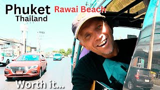 Traveling to Phuket Thailand Rawai Beach Town First Time Whats it Like FindingFishphuket [upl. by Lesh]