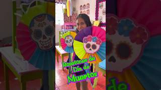 Rosetones día de muertos niños manualidades diademuertos [upl. by Richart]