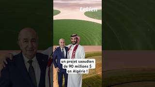 Agriculture saharienne  un projet saoudien de 90 millions  en Algérie  الجزائر algerie foryo [upl. by Attolrahc308]