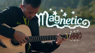 Magnetic  ILLIT  fingerstyle guitar🎸 [upl. by Tsepmet]