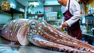 Explore Japanese cuisine How chefs prepare 1000 delicious dishes from Cuttlefish  Emison Newman [upl. by Ais]