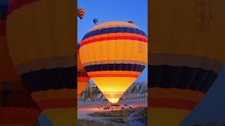 Beautiful Cappadocia Turkey kapadokya cappadocia hotairballoon [upl. by Eelesor]