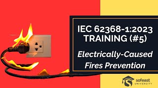 IEC 6236812023 Training Part 5 ElectricallyCaused Fires Prevention [upl. by Waneta]