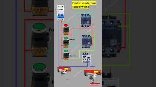 winch vehical crane control wiring Electricalgenius [upl. by Pfeifer]