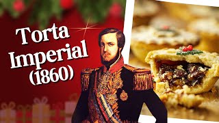 🎄 TORTA IMPERIAL 1860 Uma receita de Natal do tempo do Imperador SaboresDaHistória [upl. by Anawad959]