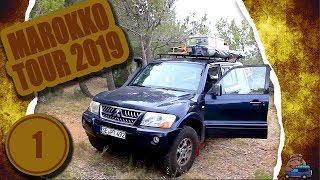 Marokko Tour  Klettern und Schnorcheln in Spanien  Frankreich Spanien  Pajero 4x4 Reisemobil  E1 [upl. by Koziara]