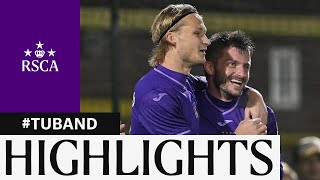 HIGHLIGHTS TubizeBraine  RSC Anderlecht  20242025 [upl. by Gladi]