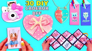 30 DIY  IDÉES DE CADEAUX POUR BFF [upl. by Llabmik]