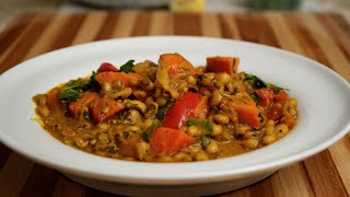 Try this Black Eyed Peas Recipe for some GOOD luck its not too late  Baazi wa Nazi  Vegetarian [upl. by Acissj868]