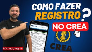 Como fazer o registro no CREA [upl. by Rosamond]