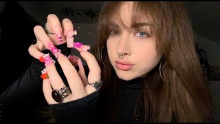 ASMR Relaxing Long Nails Tapping No Talking 💋💅🏻 [upl. by Deacon]