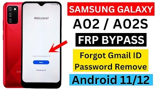 Samsung A02A02s FRP Bypass Without PC  2024 New Method  Android 1112 Google Account Unlock [upl. by Ettinger]