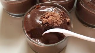 بودينغ الشكولاطة🍫 تحلية سريعة تحضريها في 5دقائق مقاديرها بسيطة مذاقها روعة👍👍Pouding au chocolat [upl. by Hillhouse452]