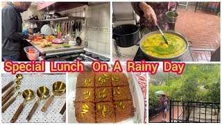 ☔️Rainy Day Special Vlog  Naye Chawal ki Tehri amp Milkcake Recipe  NRI Mom In Dubai [upl. by Isabella]